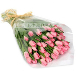 Bouquet of 39 pink Tulips 